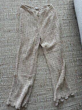 L'academie cream knit pants